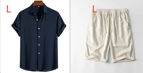 Simple Dark Checkered Short Sleeved Shirt For Men Signvm Project