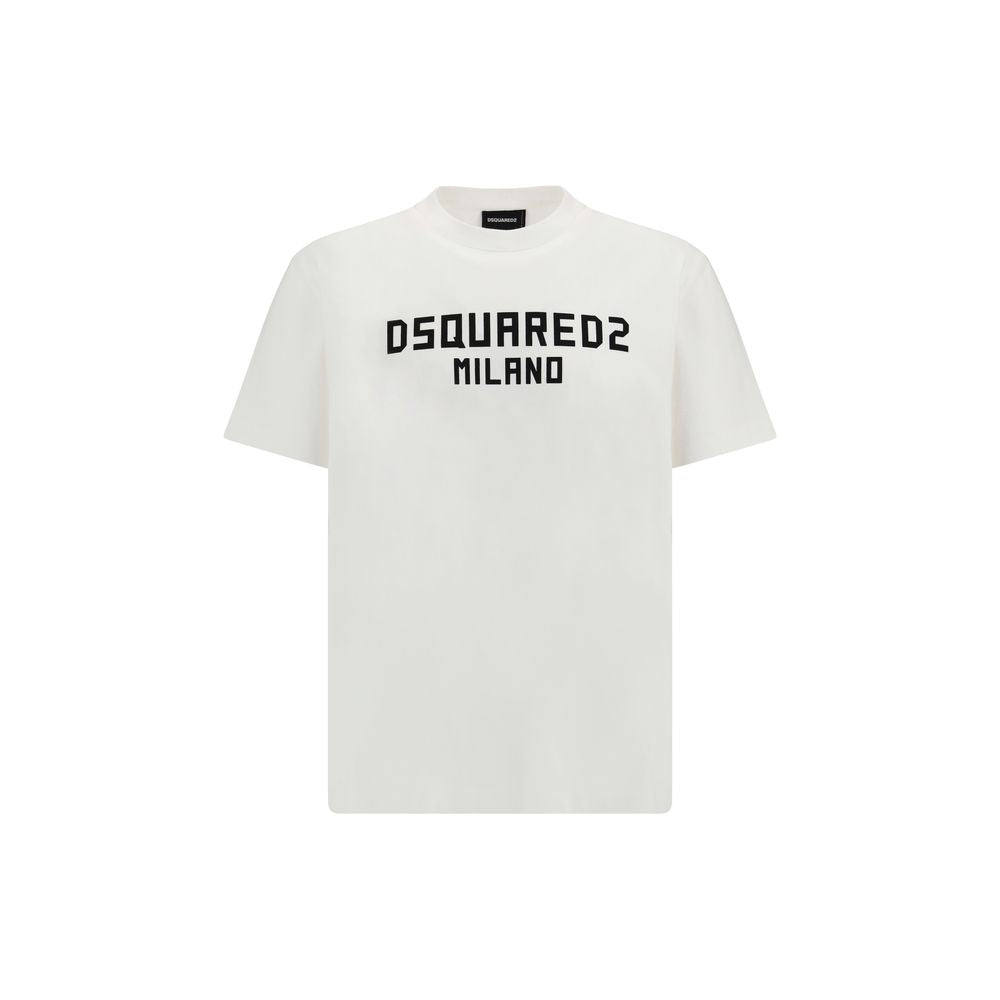Dsquared2 White Cotton T-Shirt