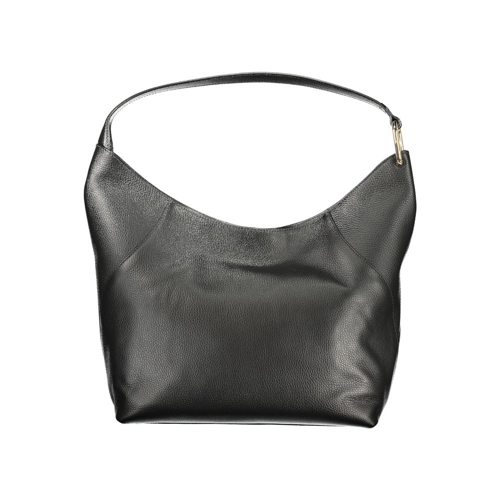 Furla Black Leather Lara Shoulder Bag