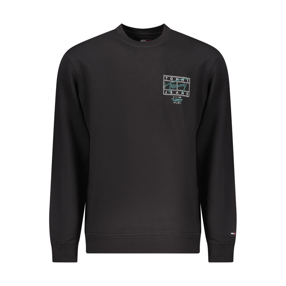 Tommy Hilfiger Black Cotton Sweatshirt