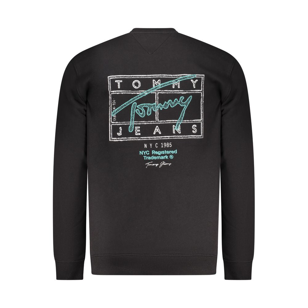 Tommy Hilfiger Black Cotton Sweatshirt
