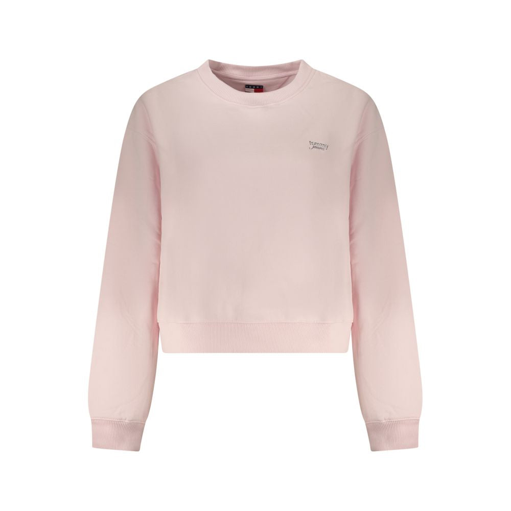 Tommy Hilfiger Pink Cotton-Blend Sweatshirt