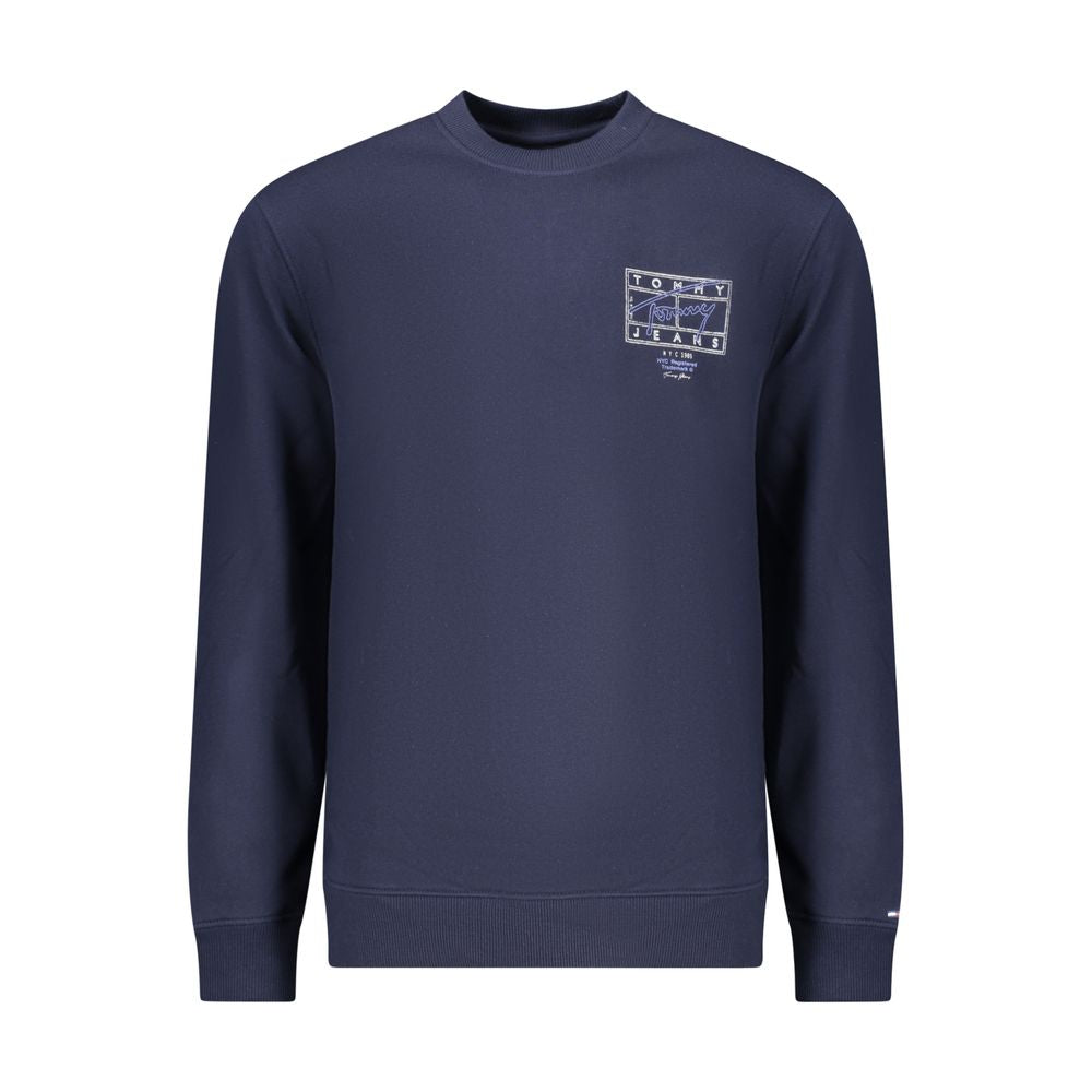 Tommy Hilfiger Cotton Crew Neck Sweatshirt in Blue