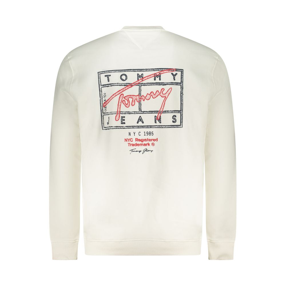 Tommy Hilfiger White Cotton Sweatshirt