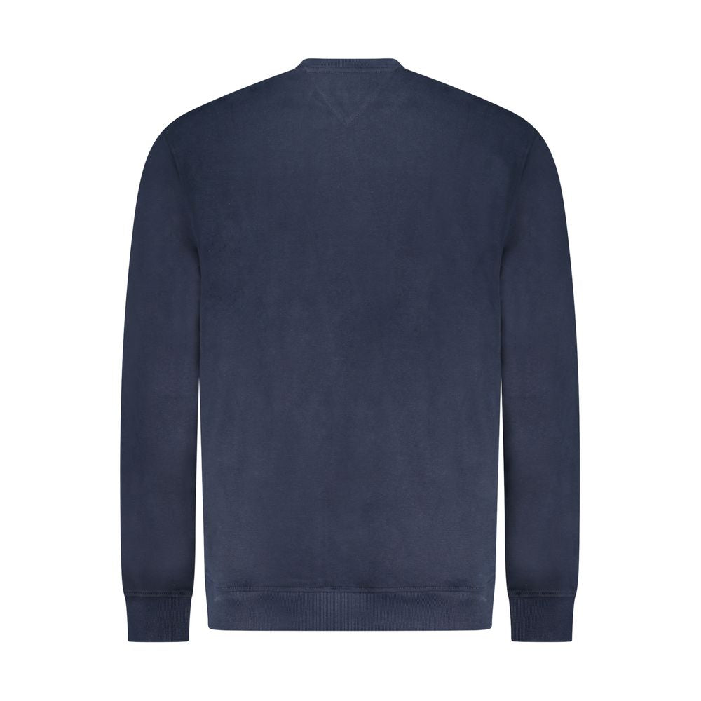 Tommy Hilfiger Blue Cotton Crew-Neck Sweatshirt