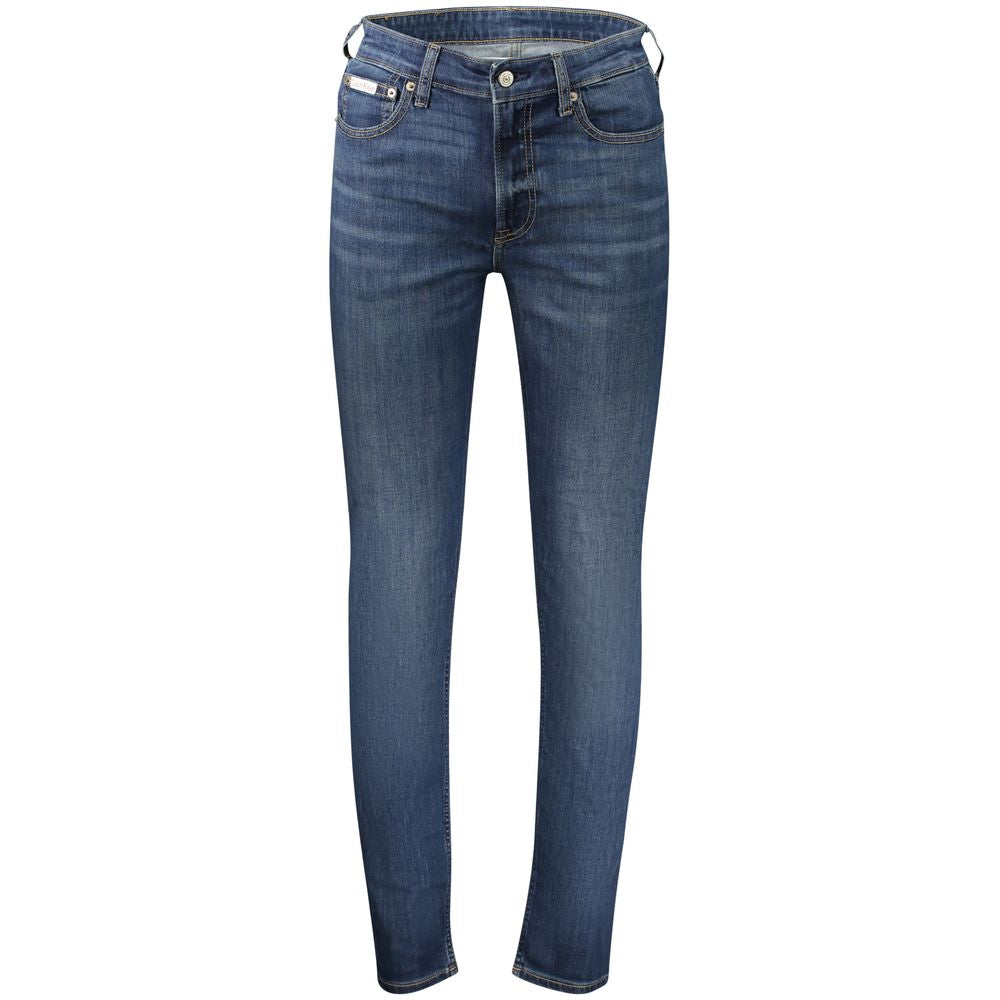 Calvin Klein Blue Cotton Jeans