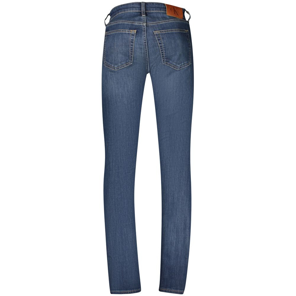 Calvin Klein Blue Cotton Jeans