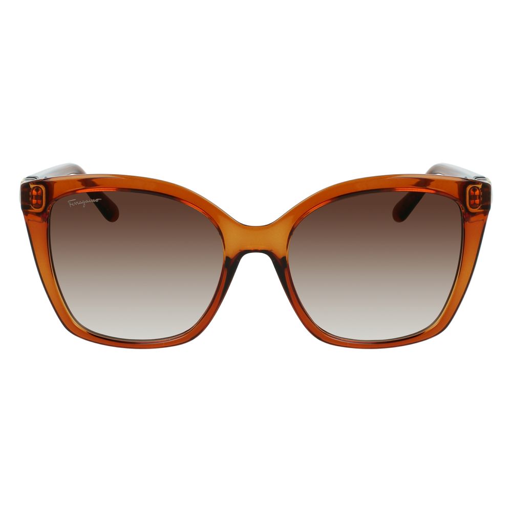 Ferragamo Brown Sunglasses
