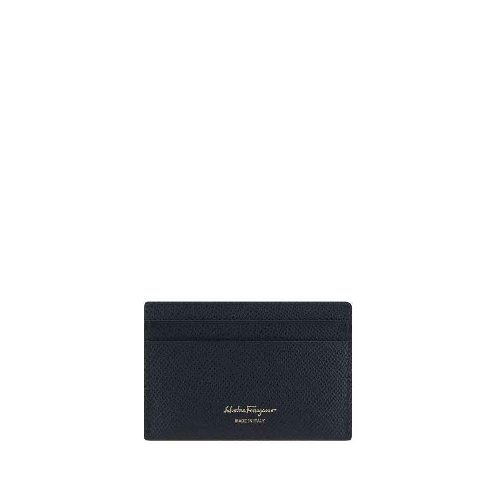Ferragamo Black Calf Leather Wallet