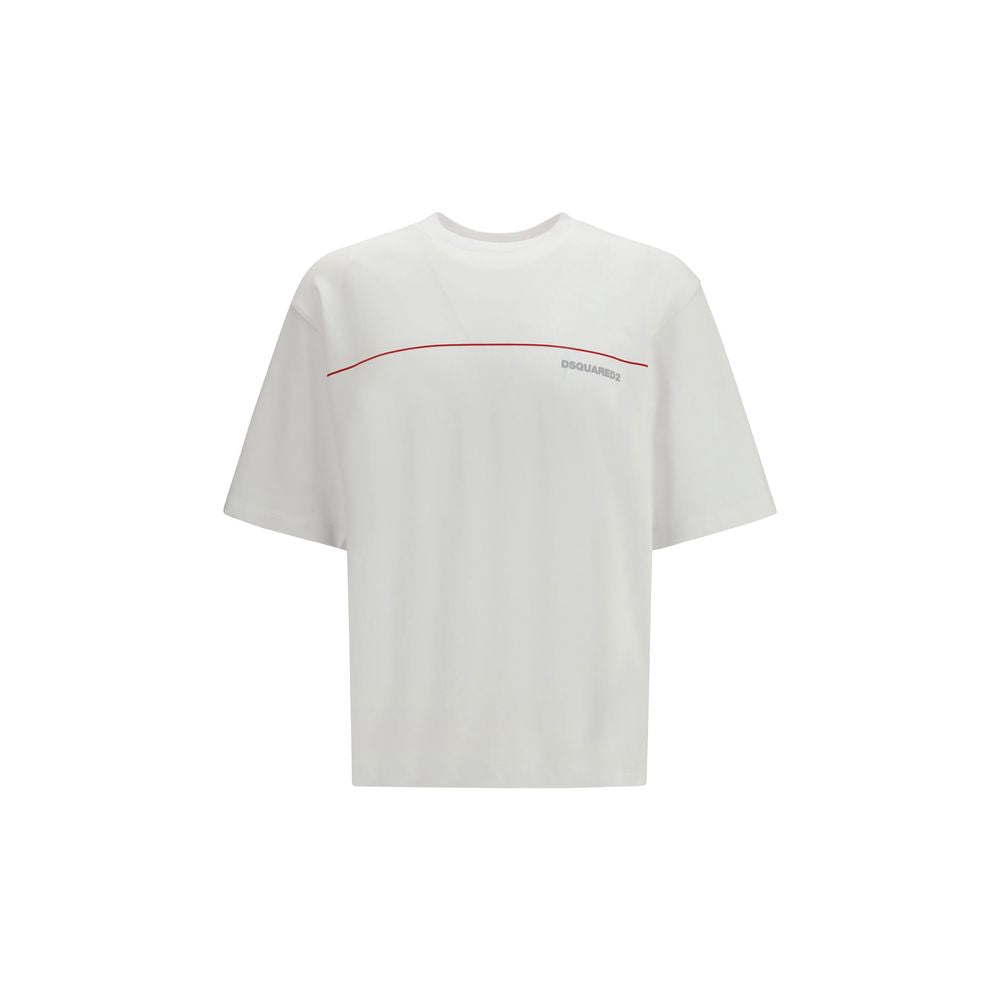 Dsquared2 White Cotton T-Shirt