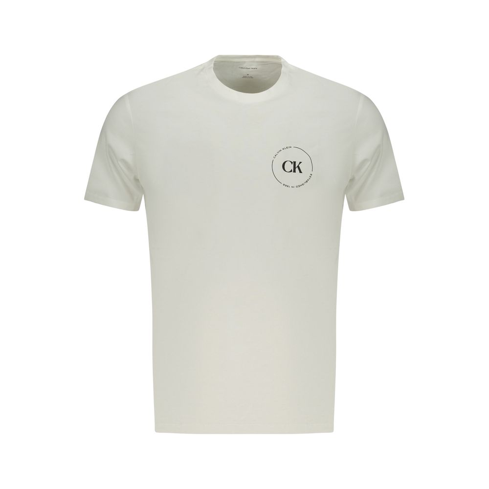 Calvin Klein White Cotton T-Shirt