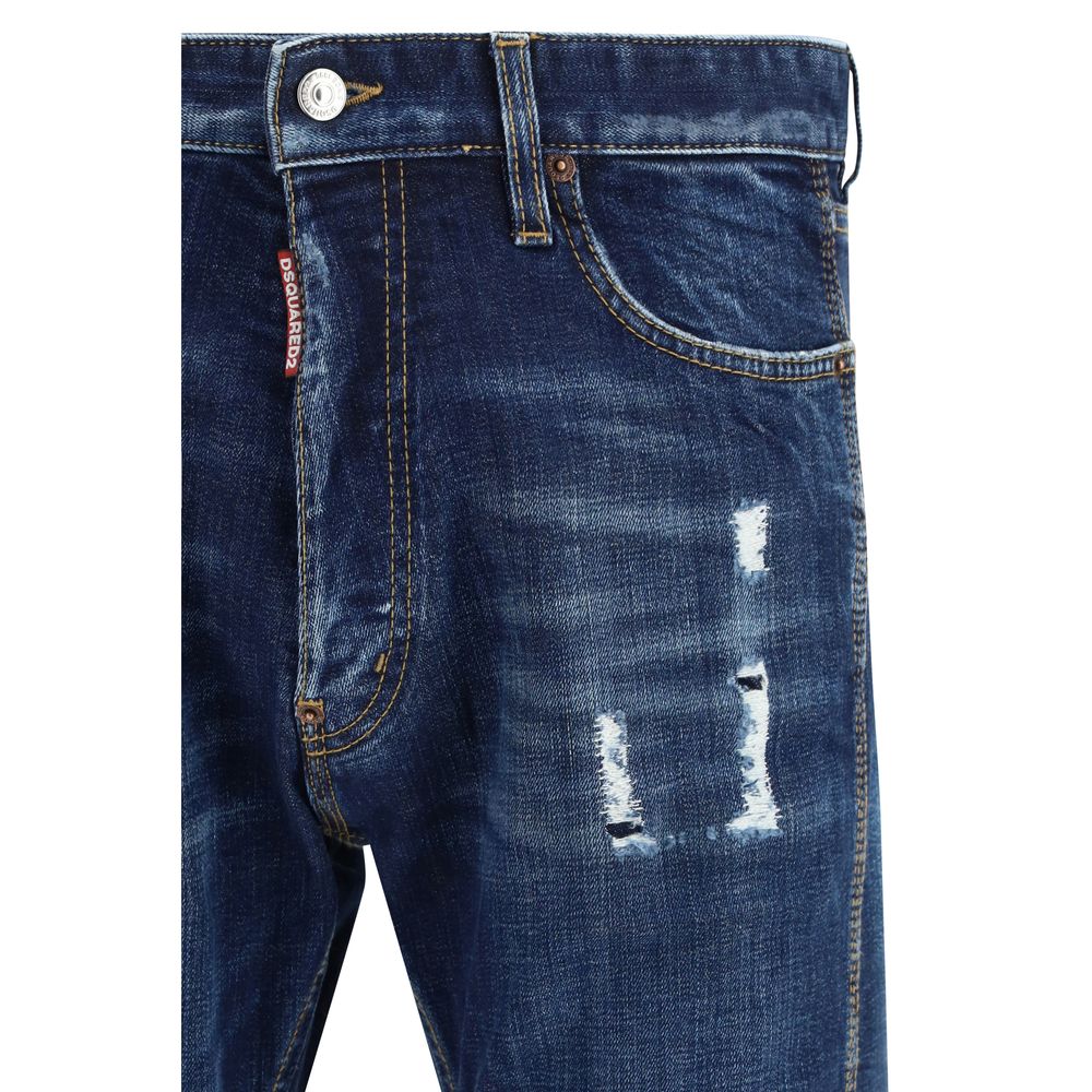 Dsquared2 Blue Cotton Jeans Denim
