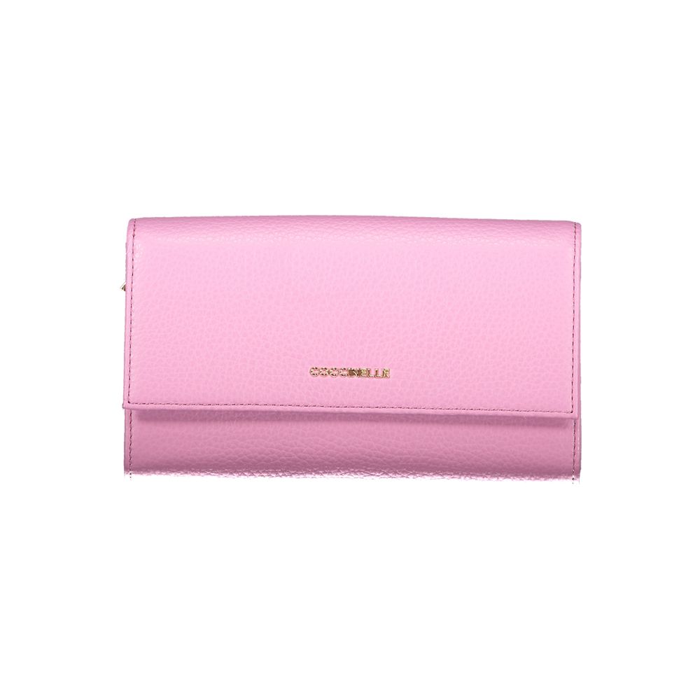Coccinelle Purple Leather Wallet