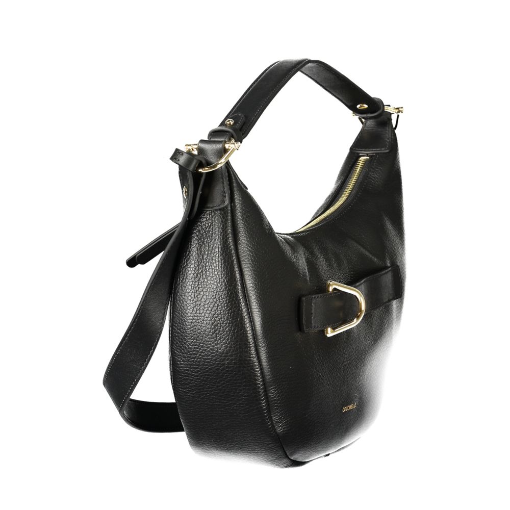 Coccinelle Black Leather Lepaki Bag