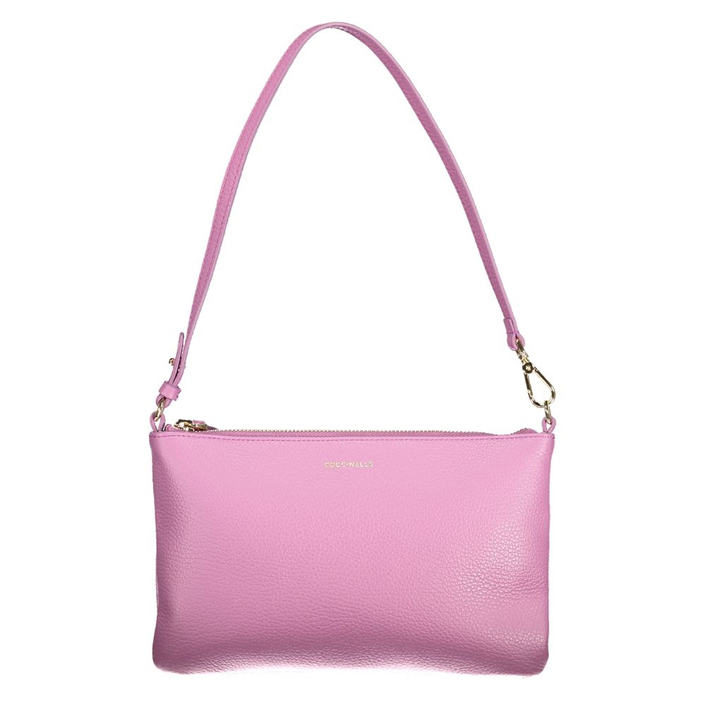Coccinelle Purple Leather Handbag