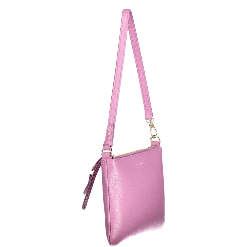 Coccinelle Purple Leather Handbag