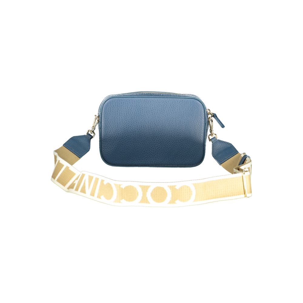 Coccinelle Blue Leather Tebe Bag