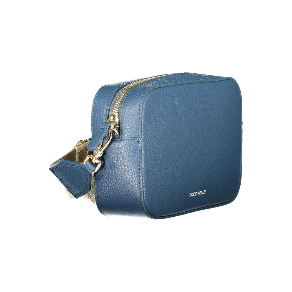 Coccinelle Blue Leather Tebe Bag