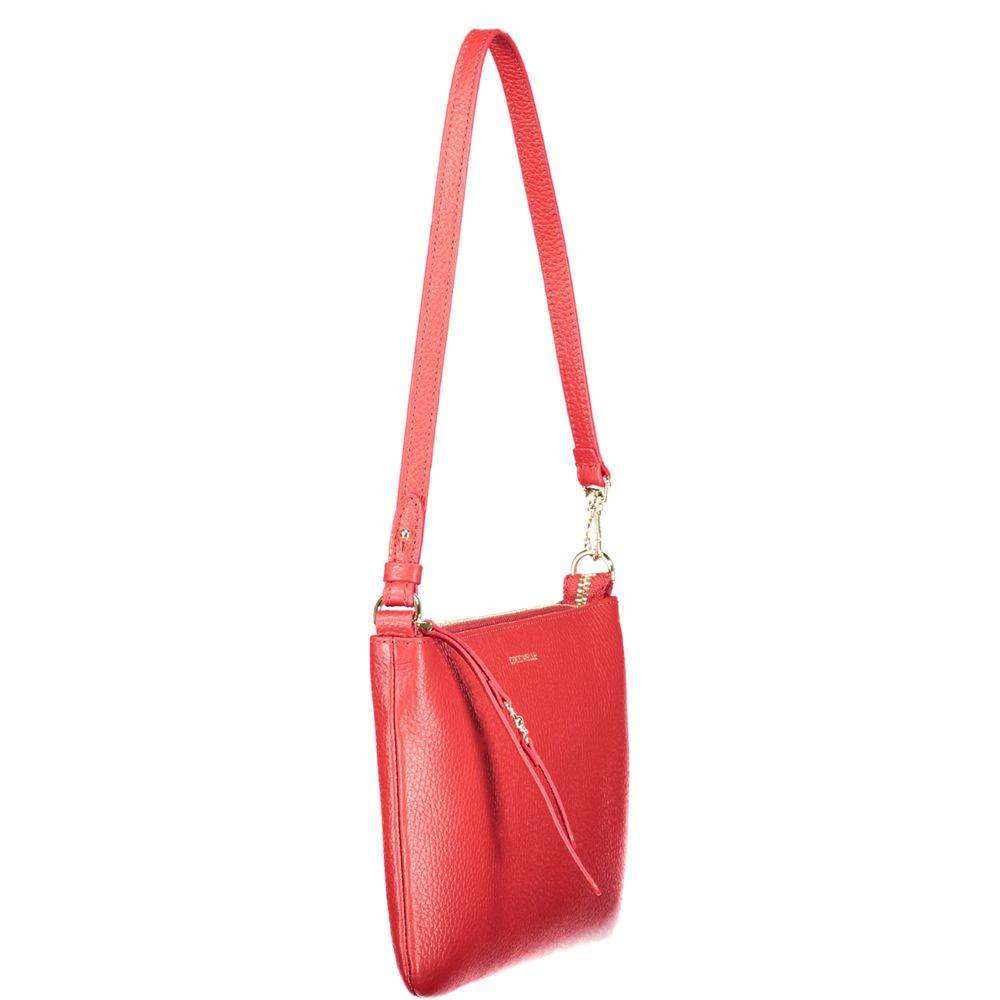 Coccinelle Red Leather C-Easy Shoulder Bag