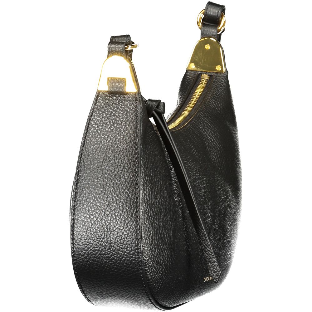 Coccinelle Black Leather Fujiko Handbag