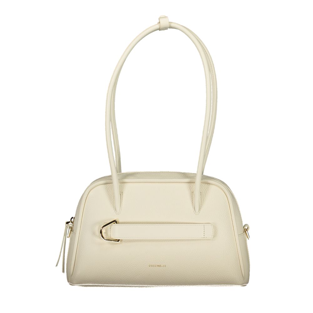 Coccinelle White Leather Lepaki Handbag