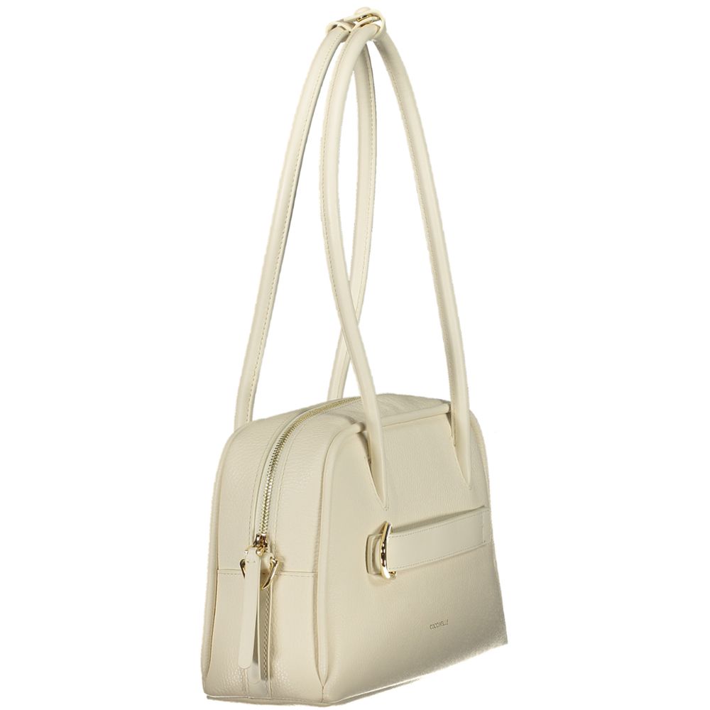 Coccinelle White Leather Lepaki Handbag