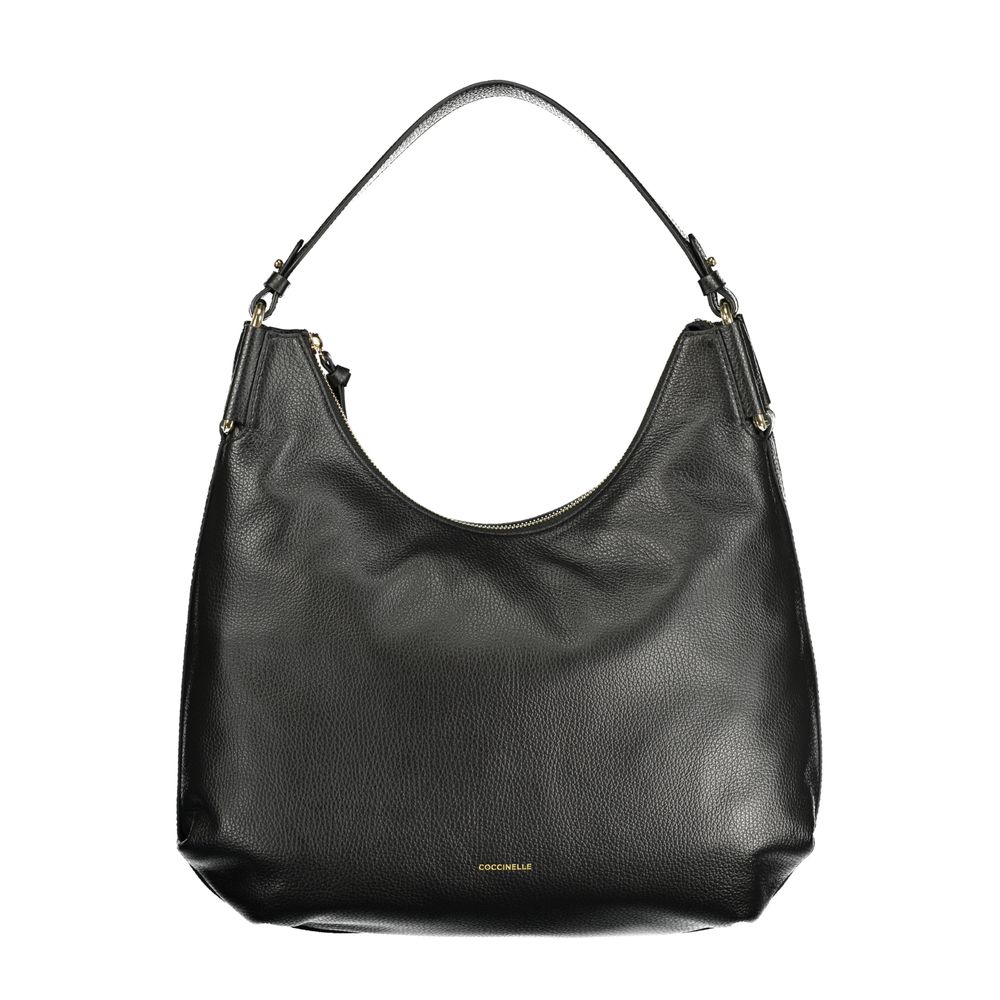 Coccinelle Rebekka Black Leather Handbag