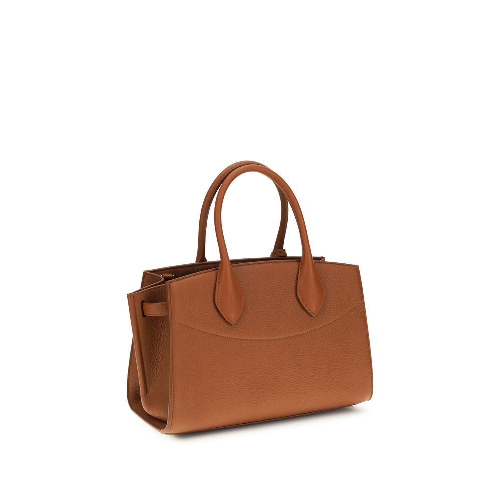 Ferragamo Brown Calf Leather Handbag