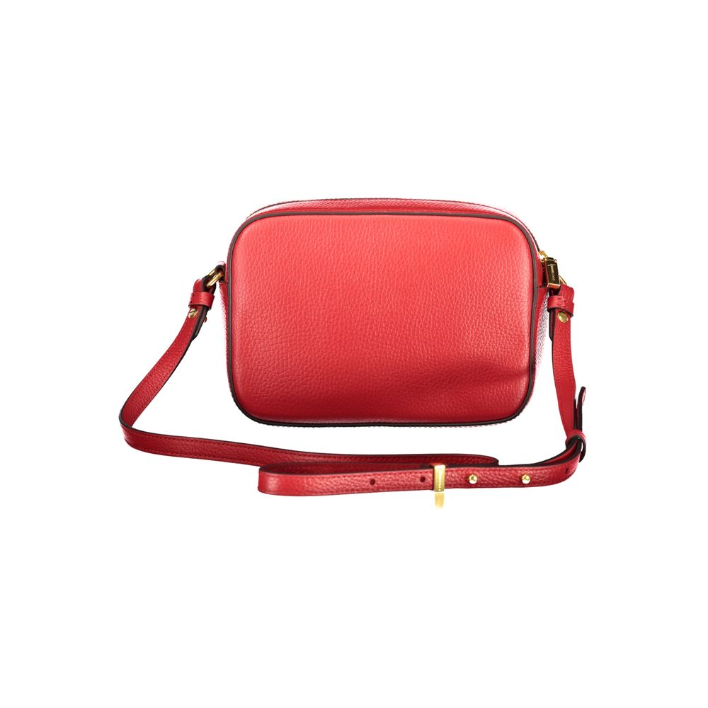 Coccinelle Red Leather Shoulder Bag