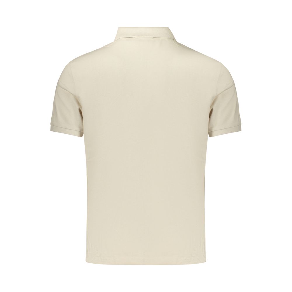 Calvin Klein Beige Cotton Polo Shirt