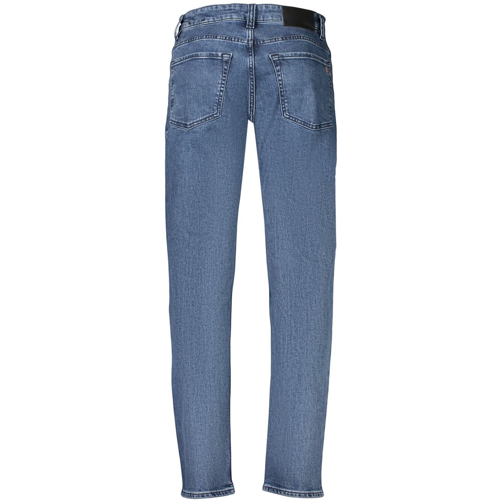 Hugo Boss Blue Cotton Jeans