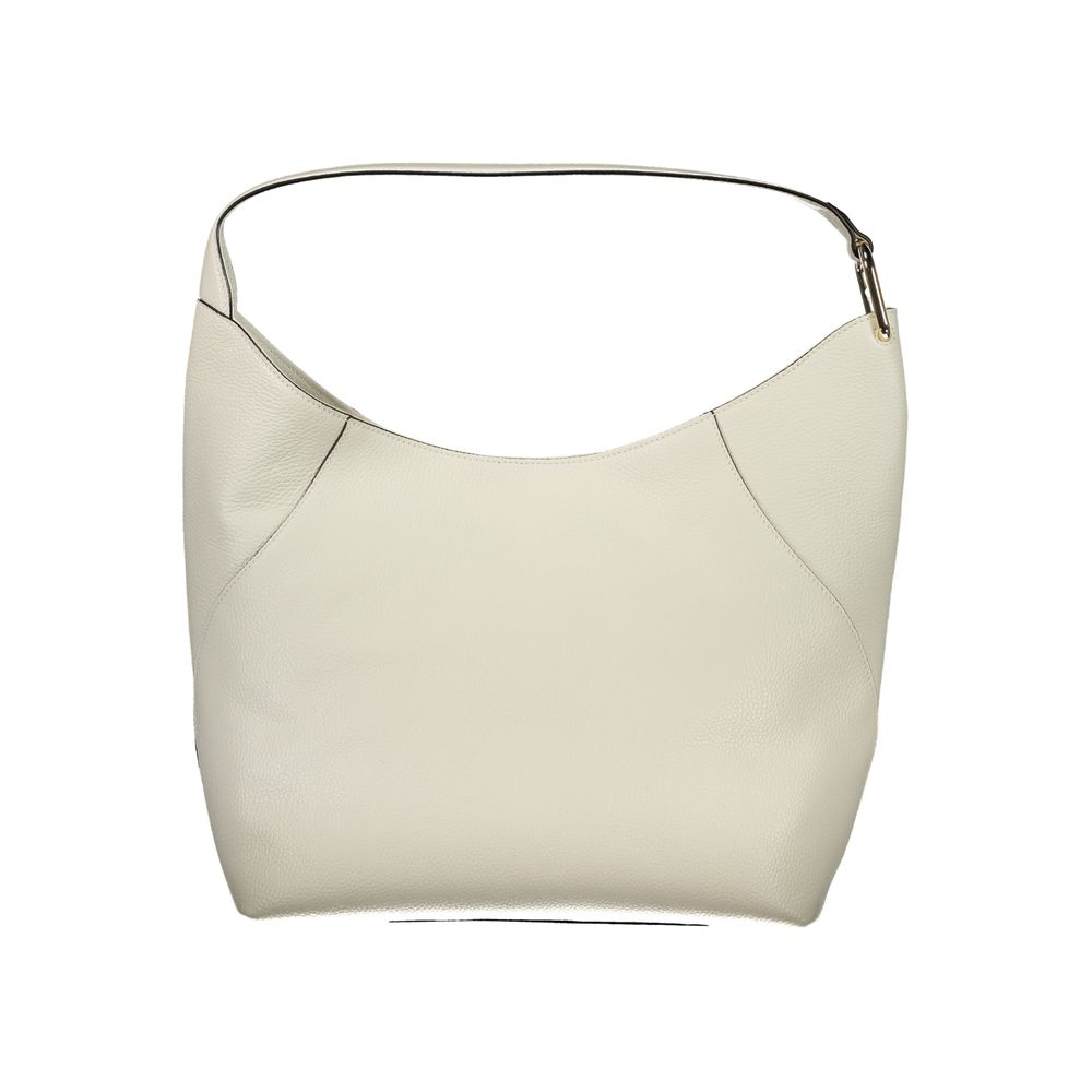 Furla White Leather Shoulder Bag