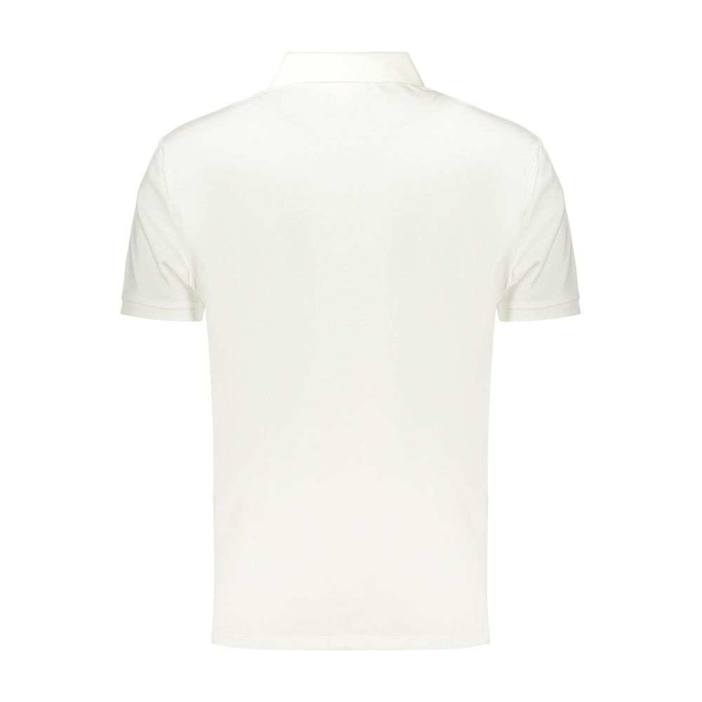 Calvin Klein White Cotton Polo Shirt