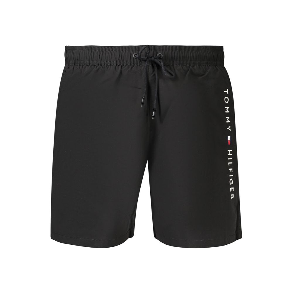 Tommy Hilfiger Black Polyester Swim Shorts