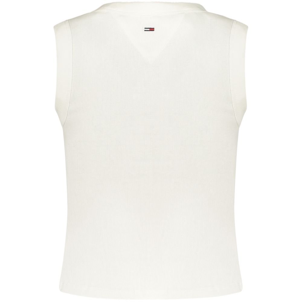 Tommy Hilfiger White Cotton Tank Top