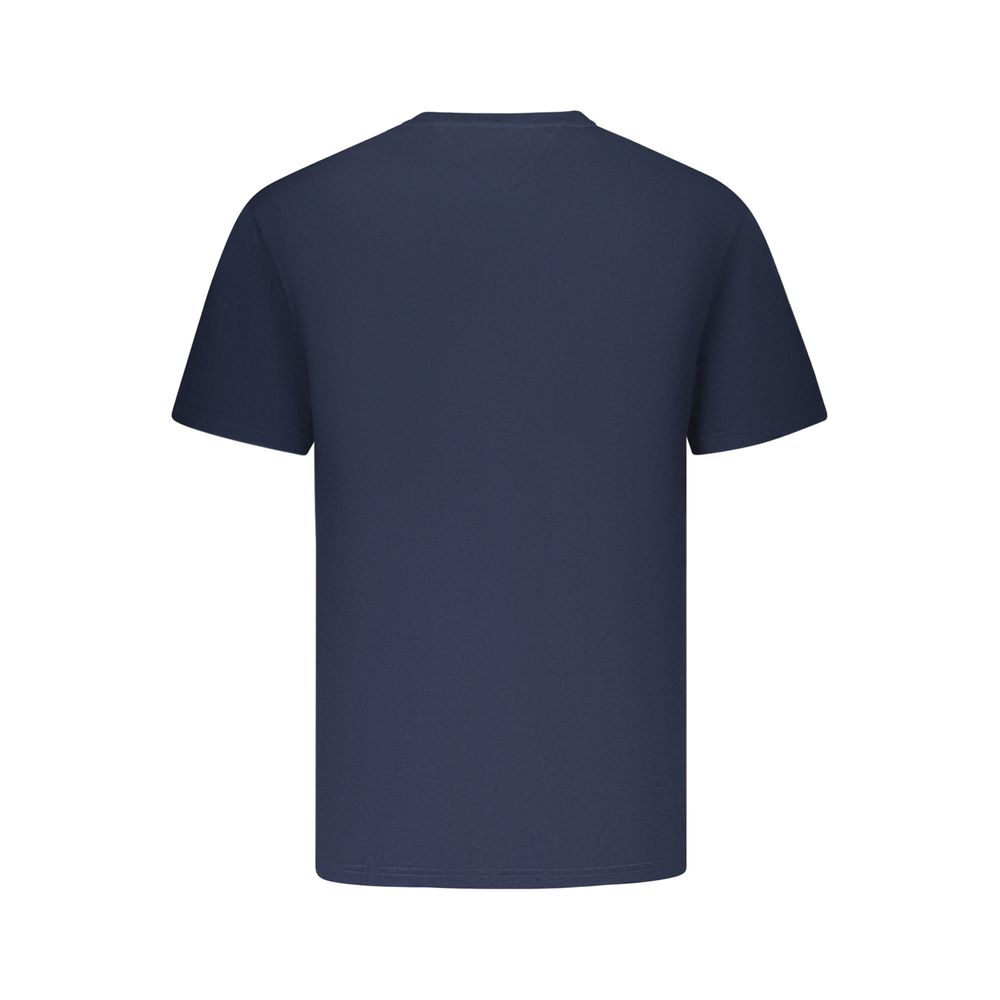 Tommy Hilfiger Blue Cotton Logo T-Shirt