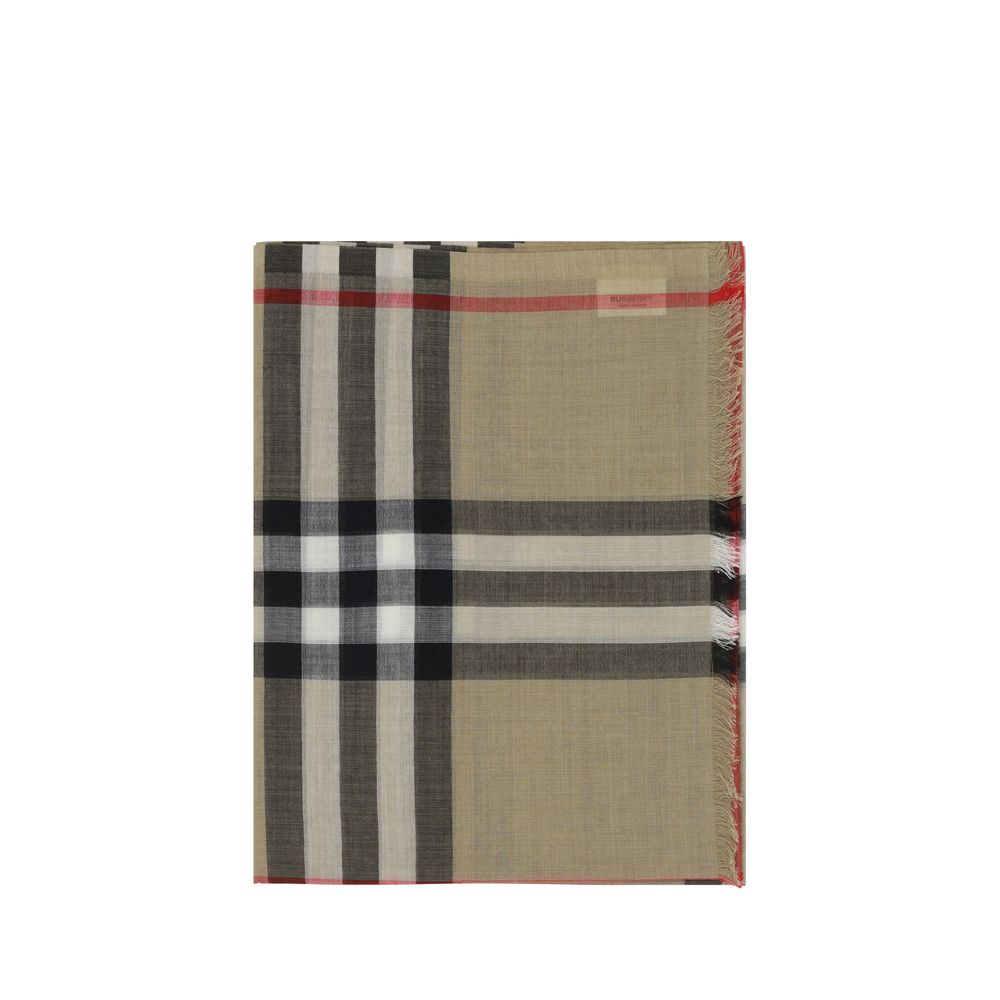 Burberry Beige Wool Scarf