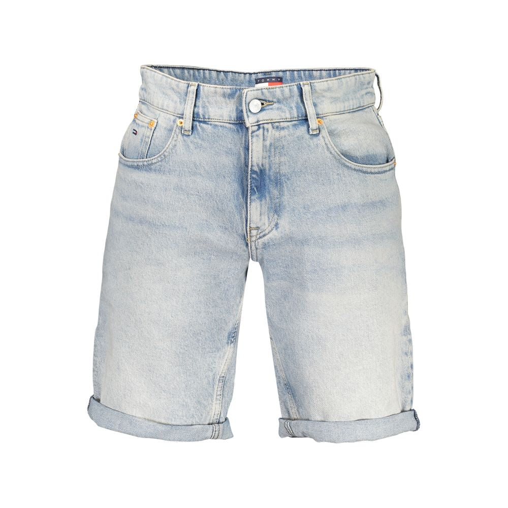 Tommy Hilfiger Blue Cotton Denim Shorts