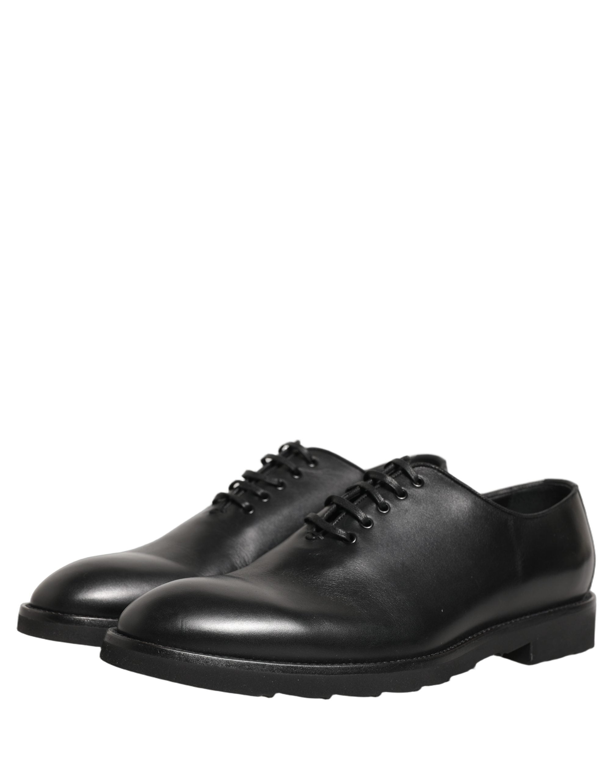 Black Leather Men Oxford Dress Formal Shoes