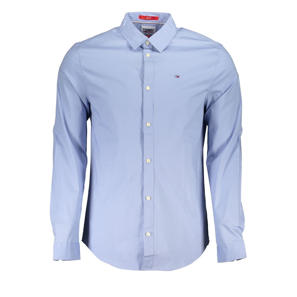 Tommy Hilfiger Light Blue Cotton Shirt