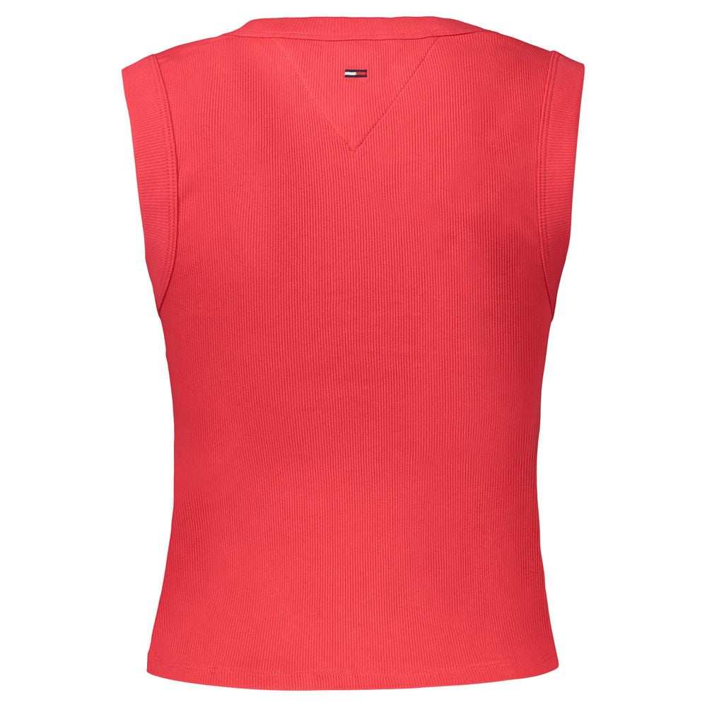 Tommy Hilfiger Red Cotton Tank Top