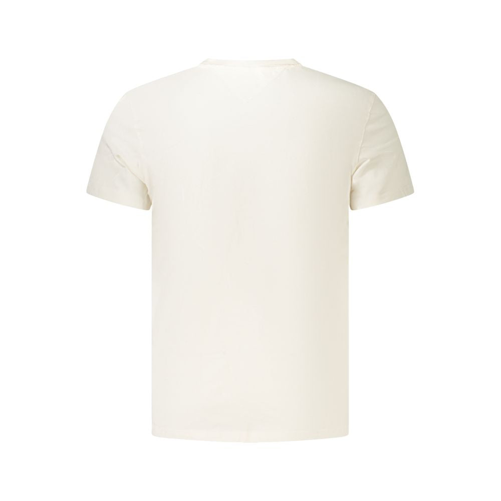 Tommy Hilfiger White Cotton Slim T-Shirt