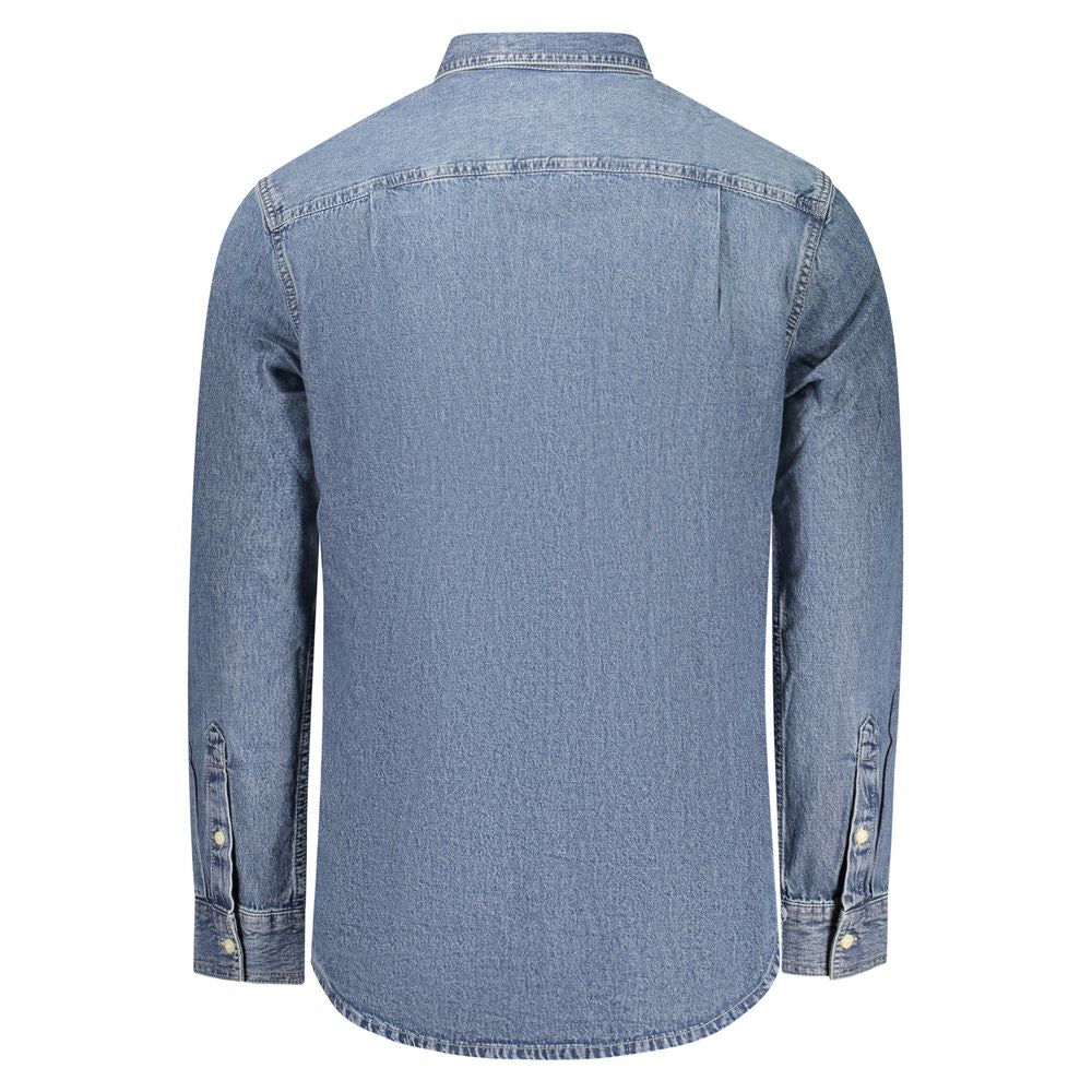 Calvin Klein Blue Cotton Shirt