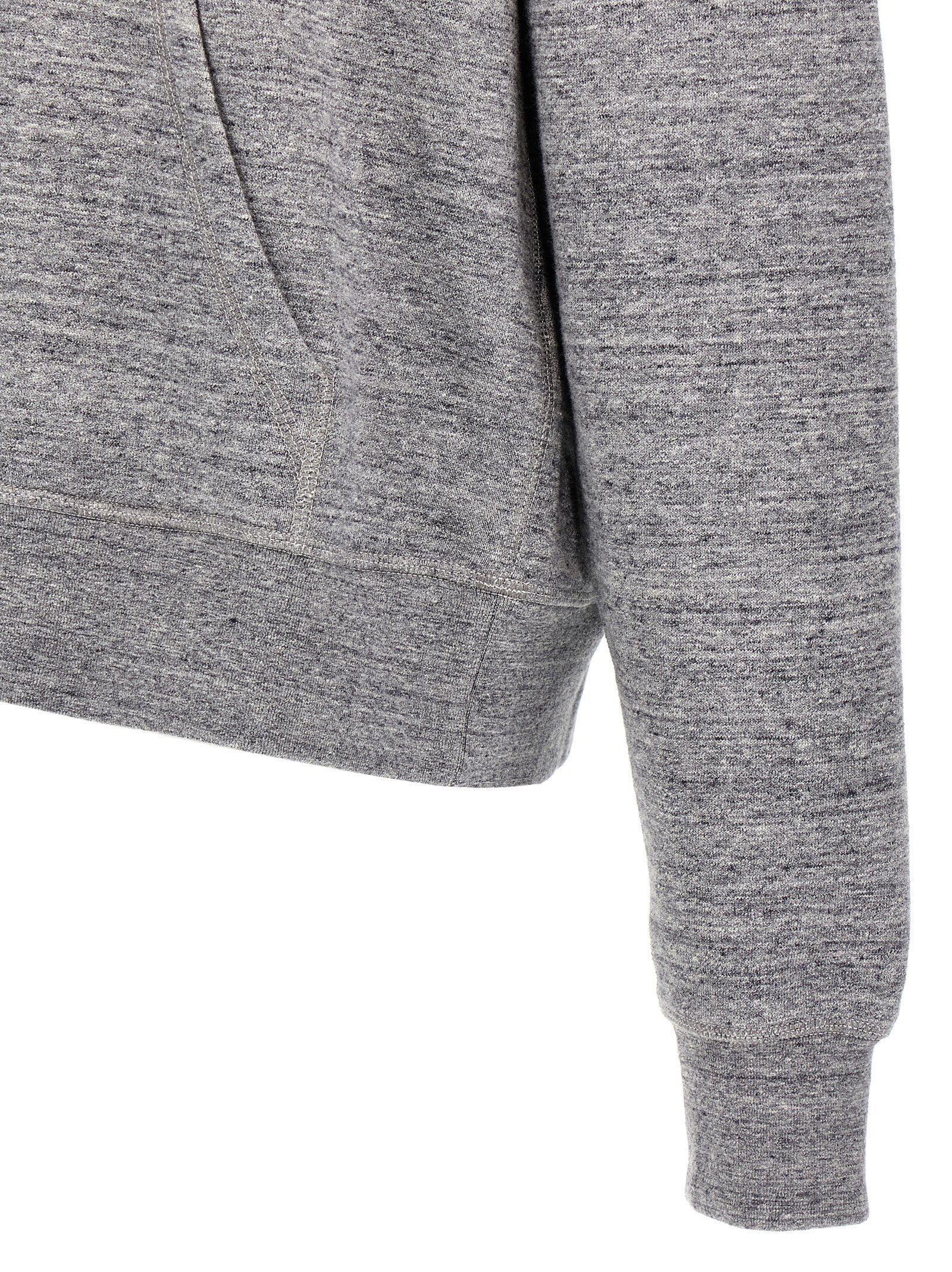 Dsquared2 Gray Cotton Sweatshirt