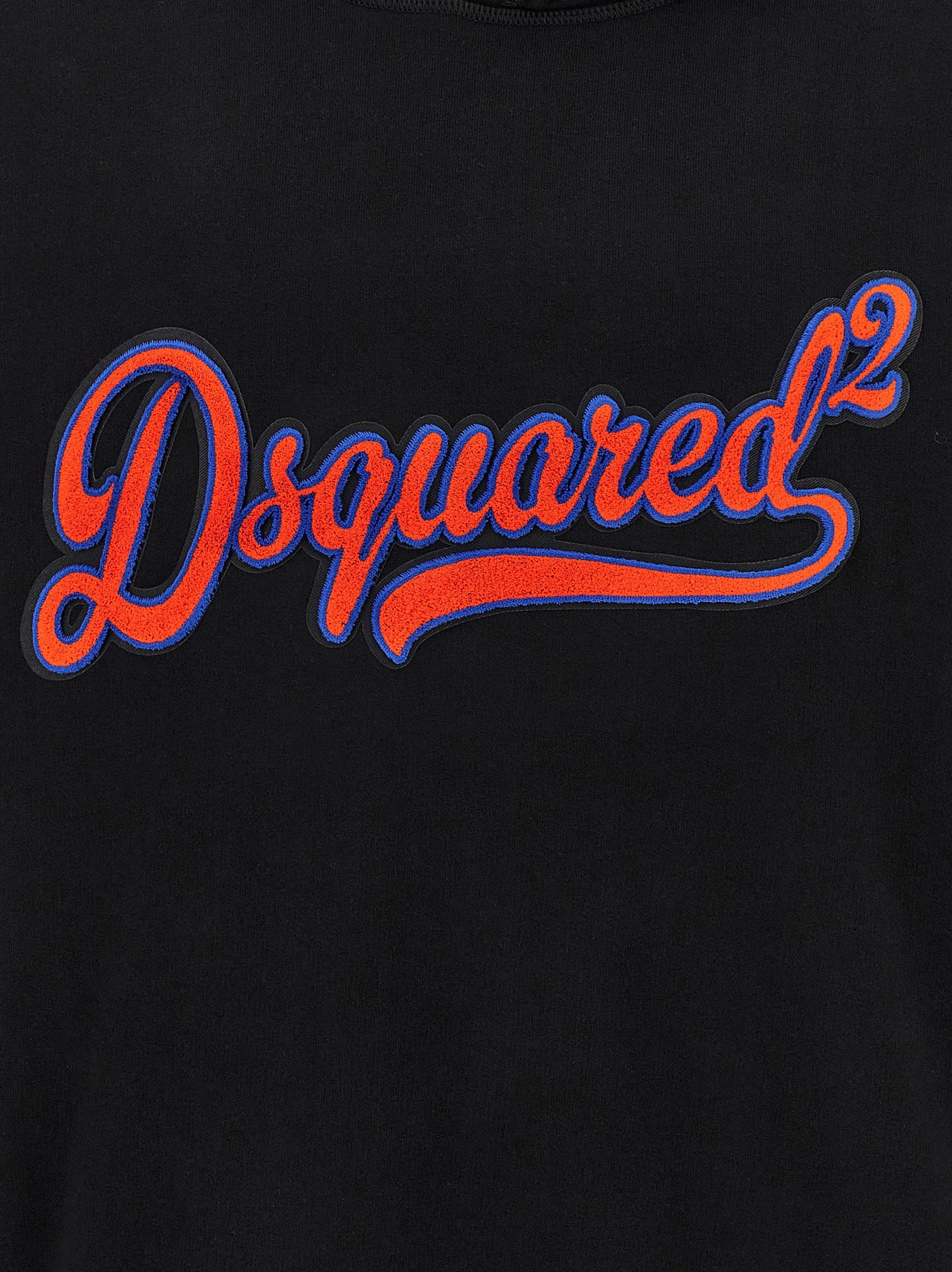Dsquared2 Black Cotton Sweatshirt