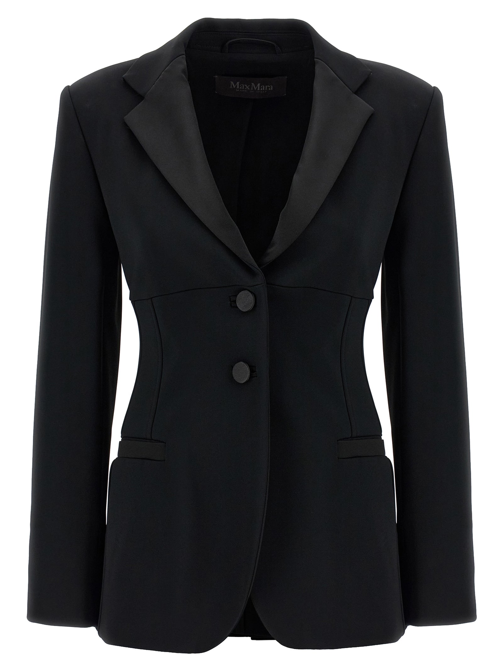Black Viscose Blazer