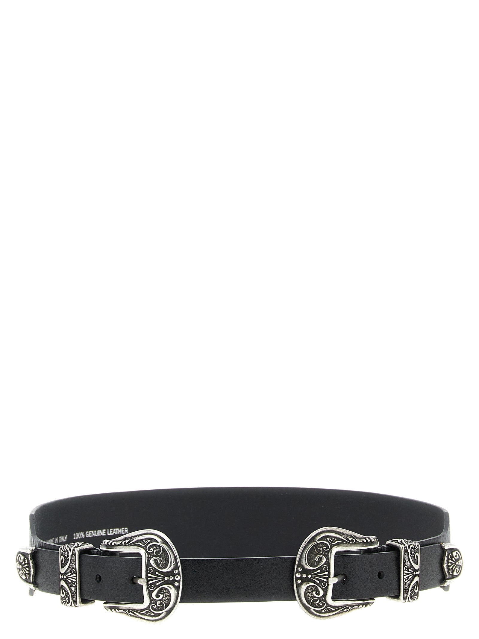 Black Cowhide Regular Belt