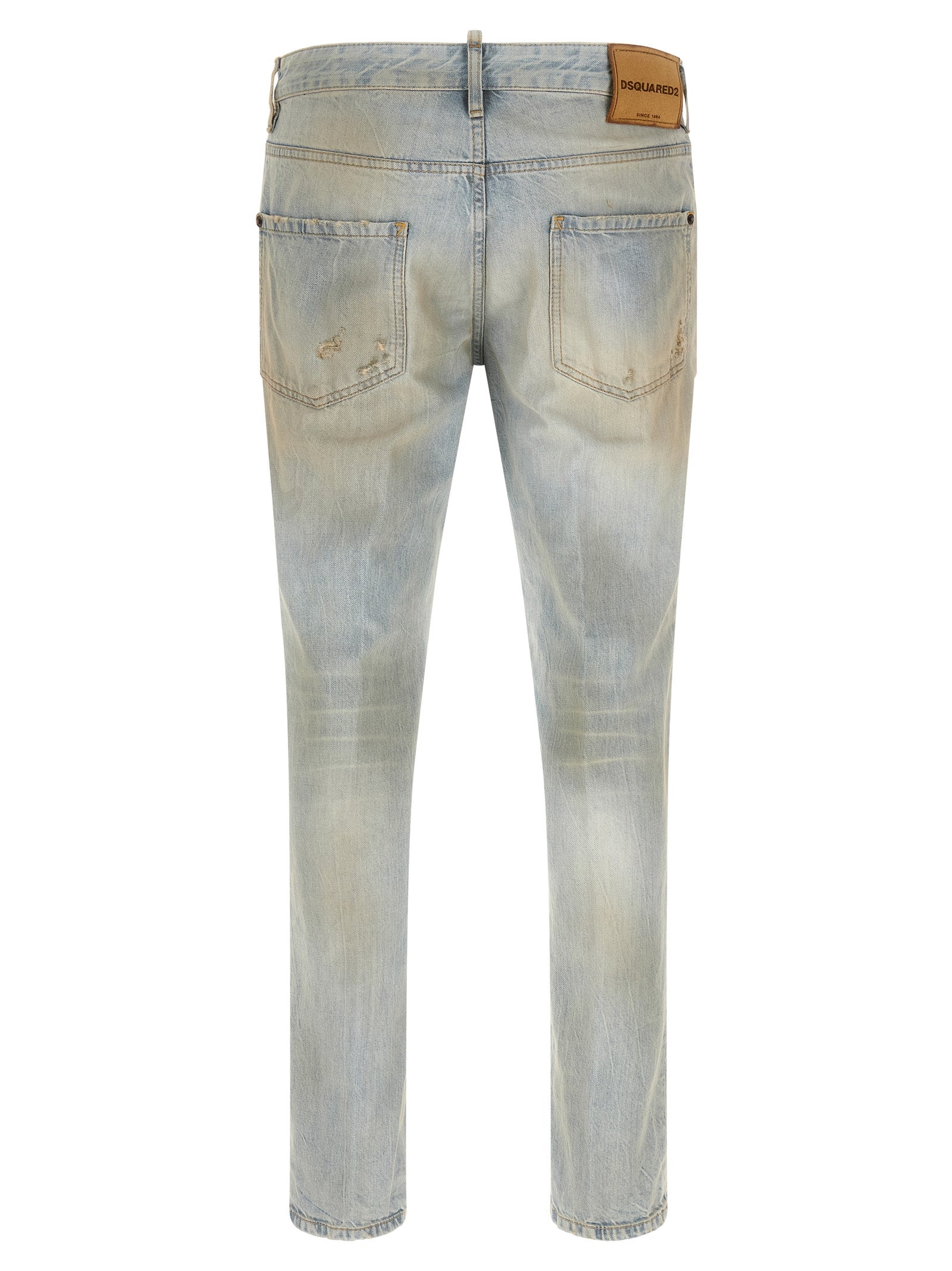 Dsquared2 Blue Cotton Denim Jeans