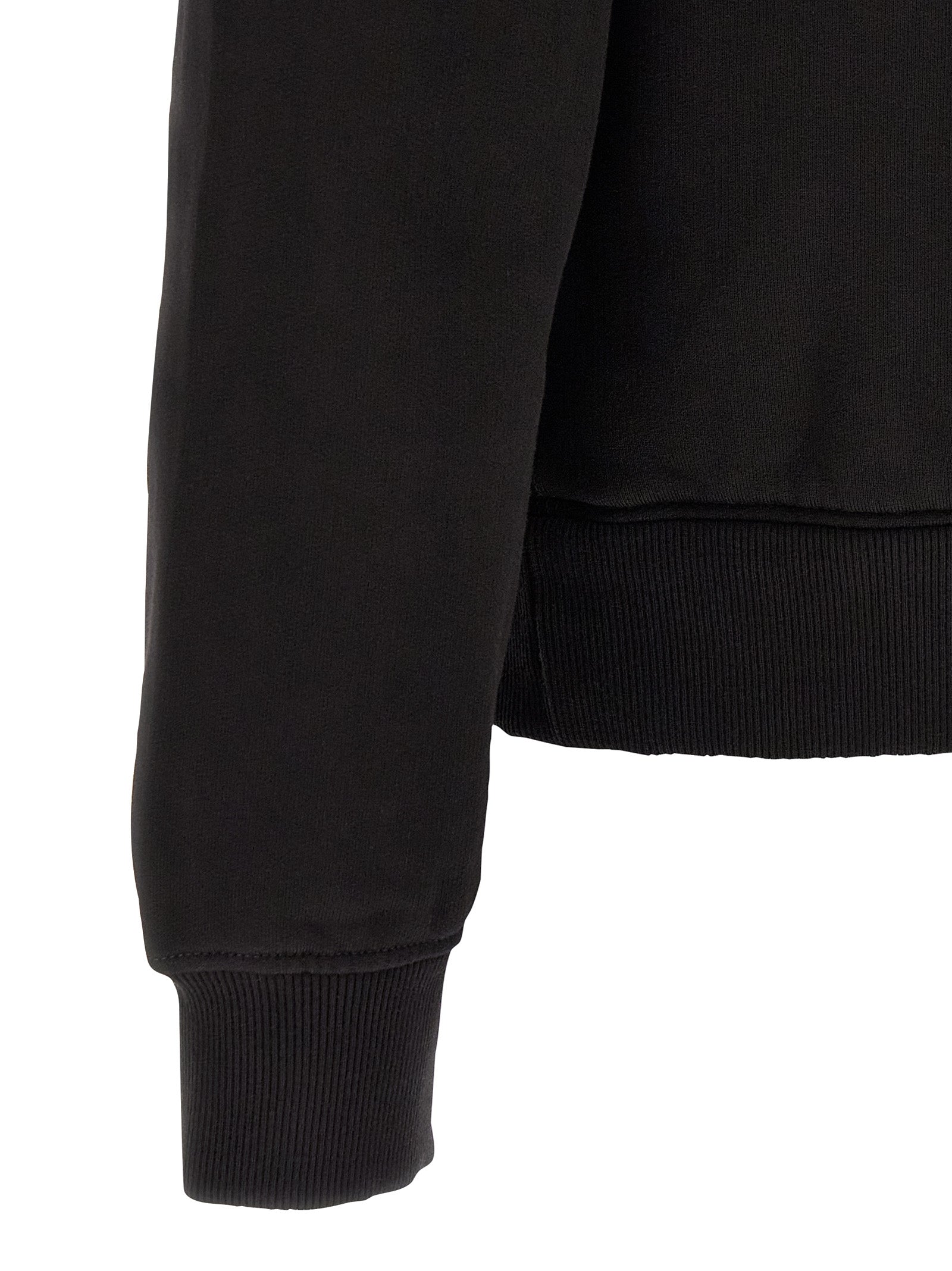 Black Cotton Sweatshirt