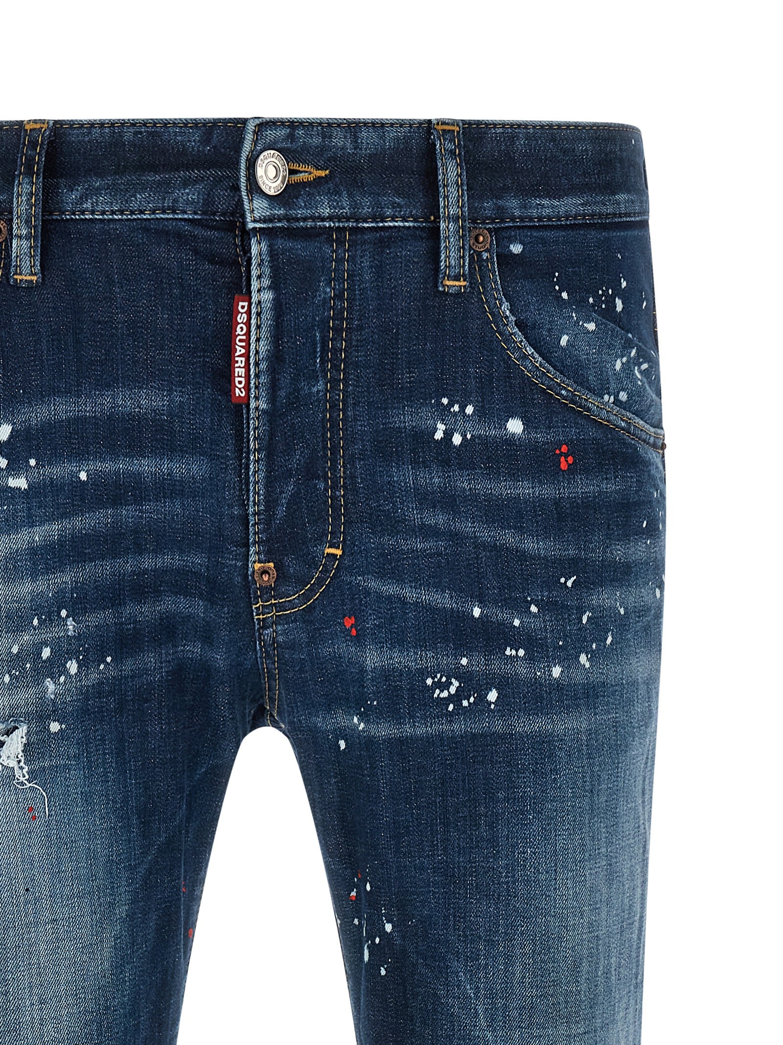 Dsquared2 Blue Cotton Jeans